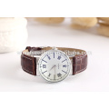 Alibaba express supplier china blue white dial wrist watch strap leather